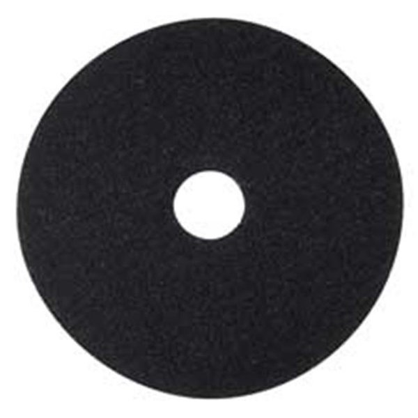 3M Commercial 3M MMM08379 Stripping Pad- 17in.- 5-CT- Black 8379